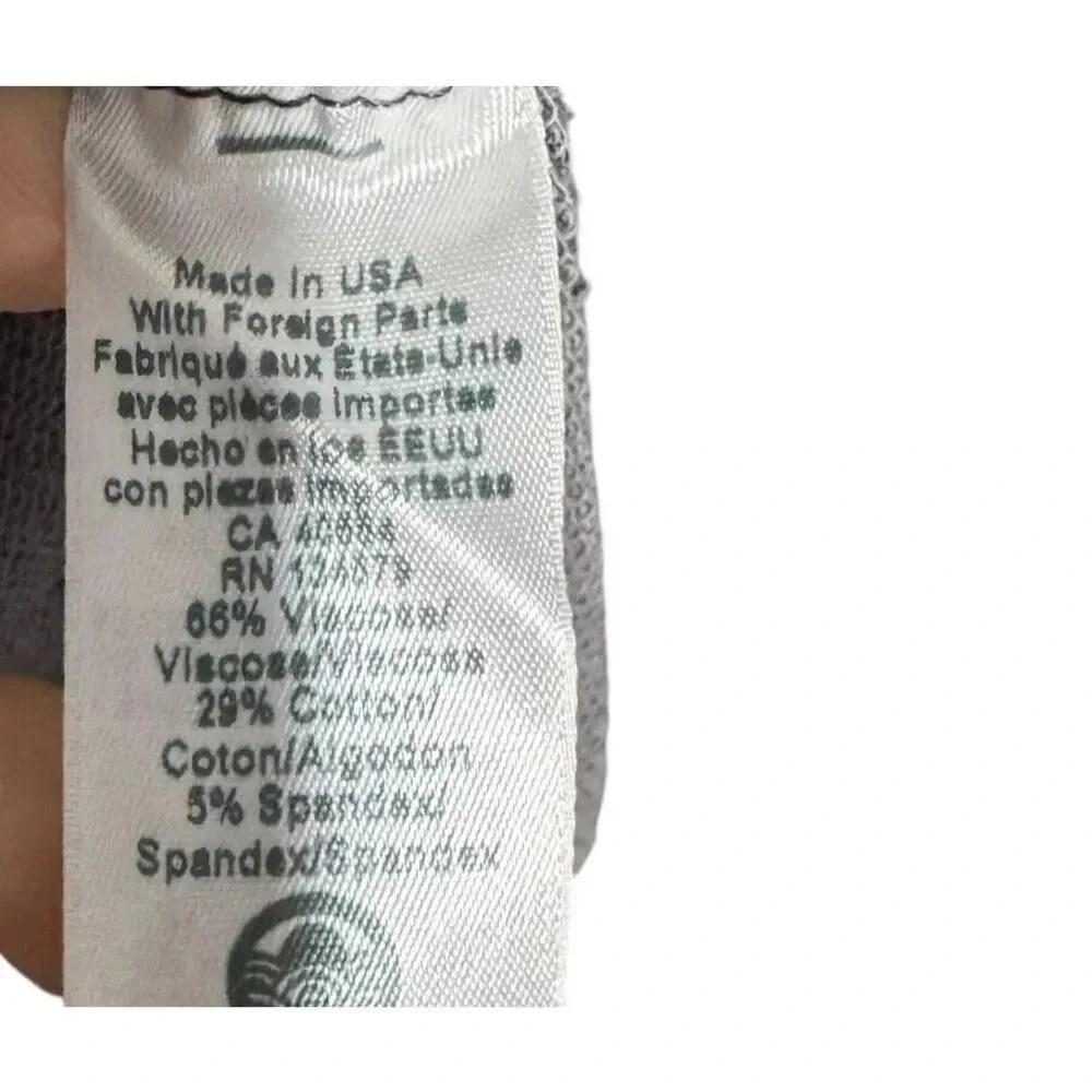 SUNDRY gray camouflage pullover sweatshirt womens size 0 XS - Picture 7 of 8